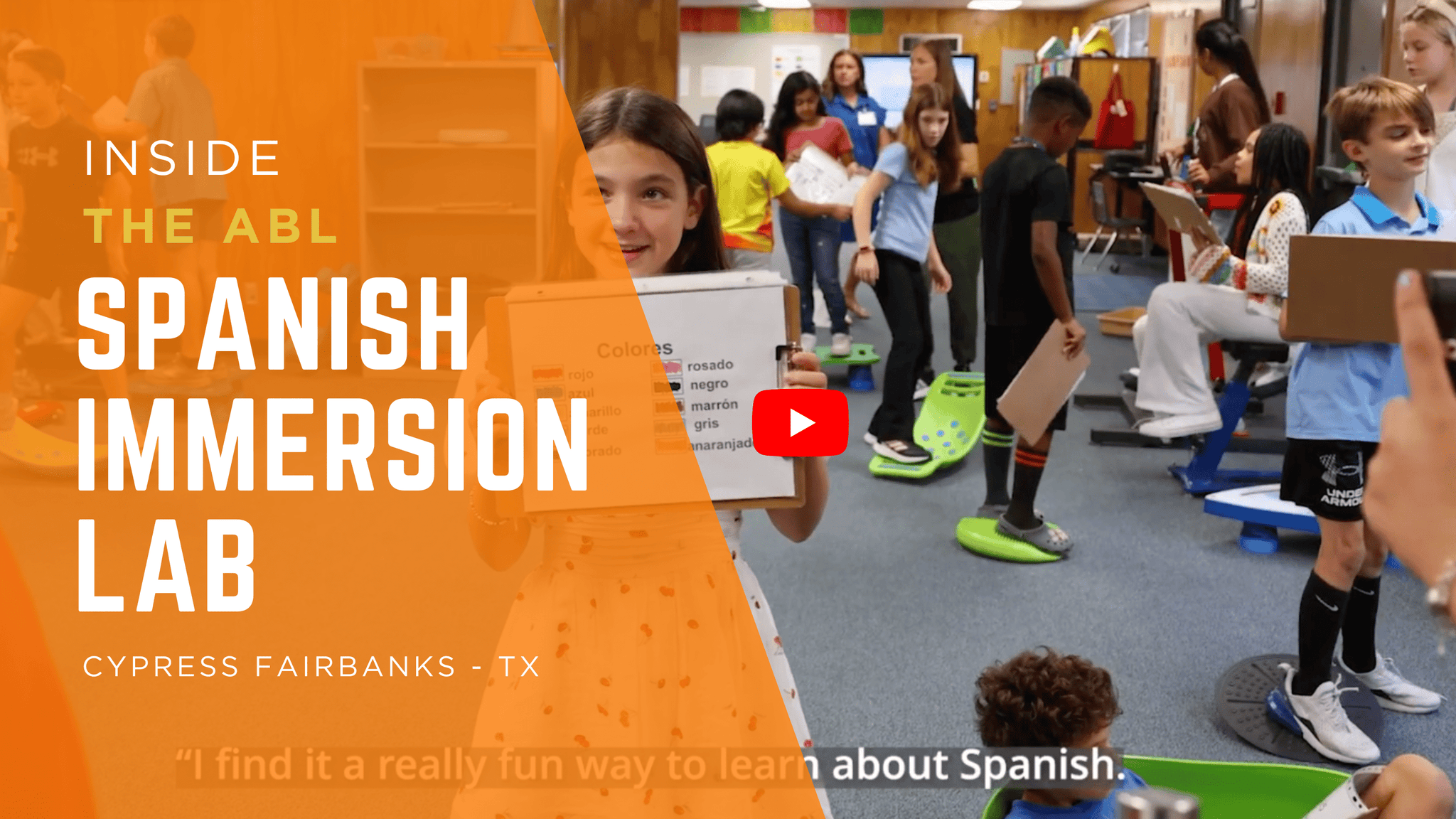 Inside the Spanish Immersion Lab in Cypress Fairbanks ISD - Cypress, TX