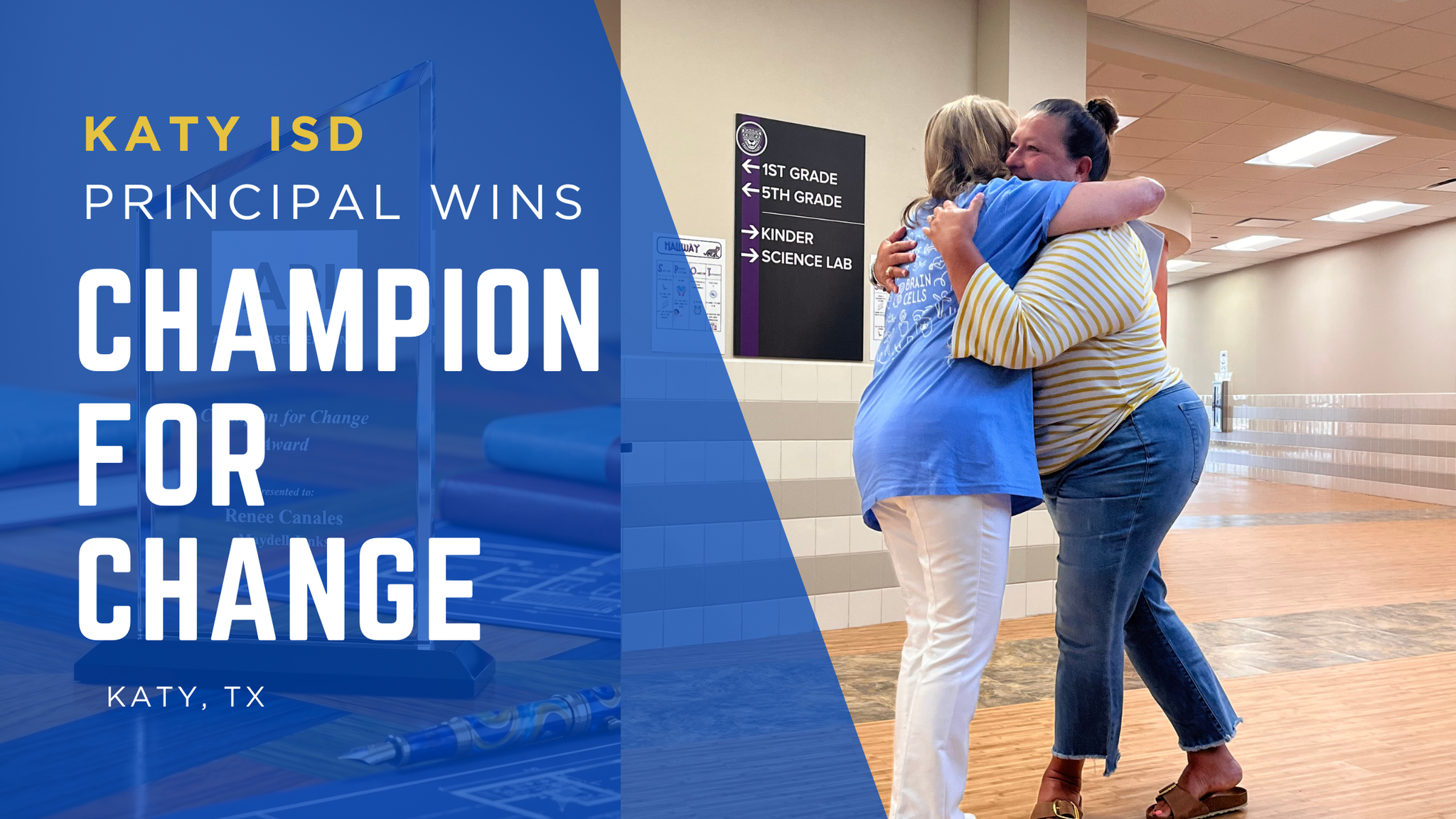 Principal Renee Canales Wins ABL Champion for Change Award | Jenks Elementary Hosts Annual ABL Summit — KATY, TX