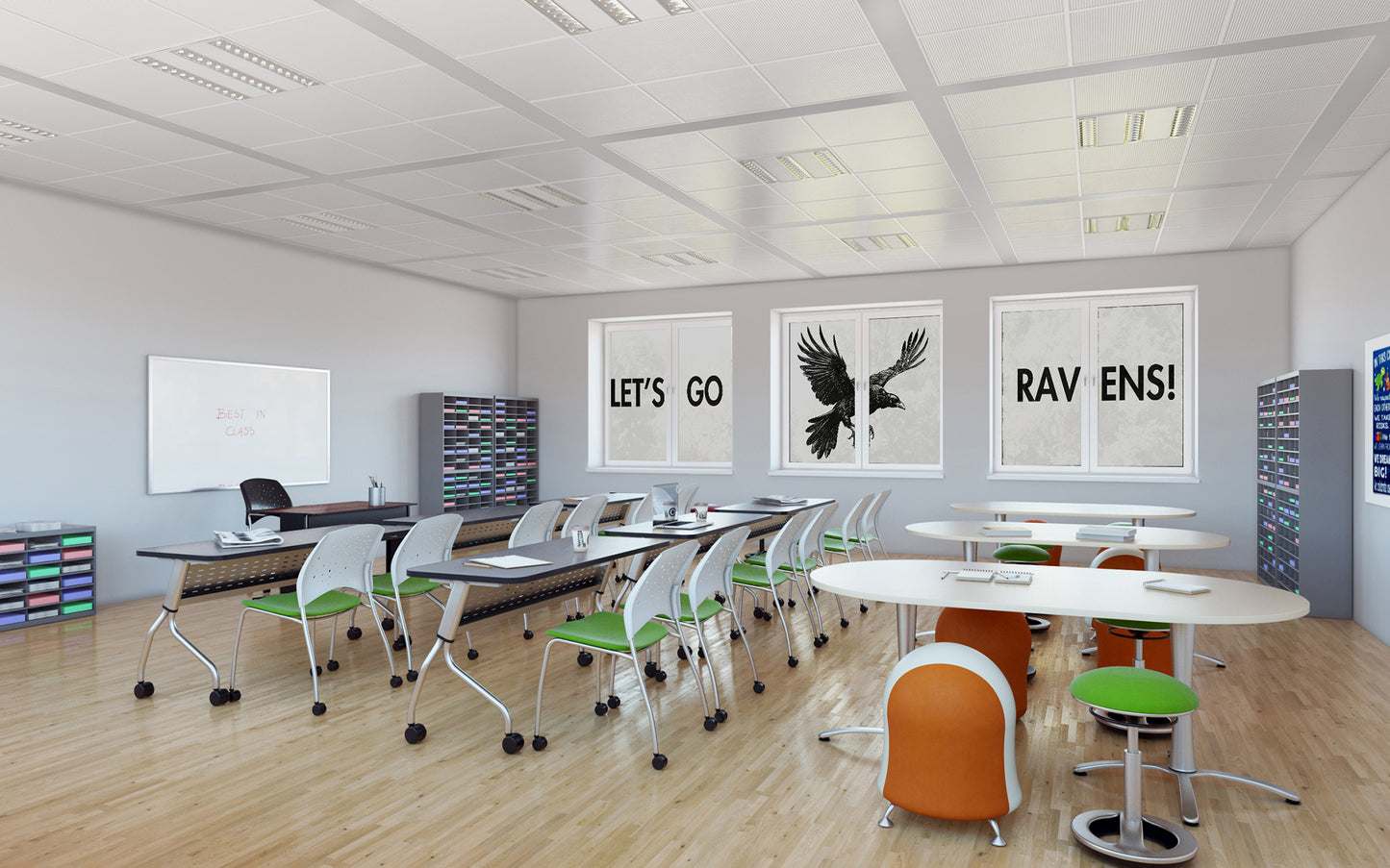 Custom Adhesive Window Graphics - Action Based Learning