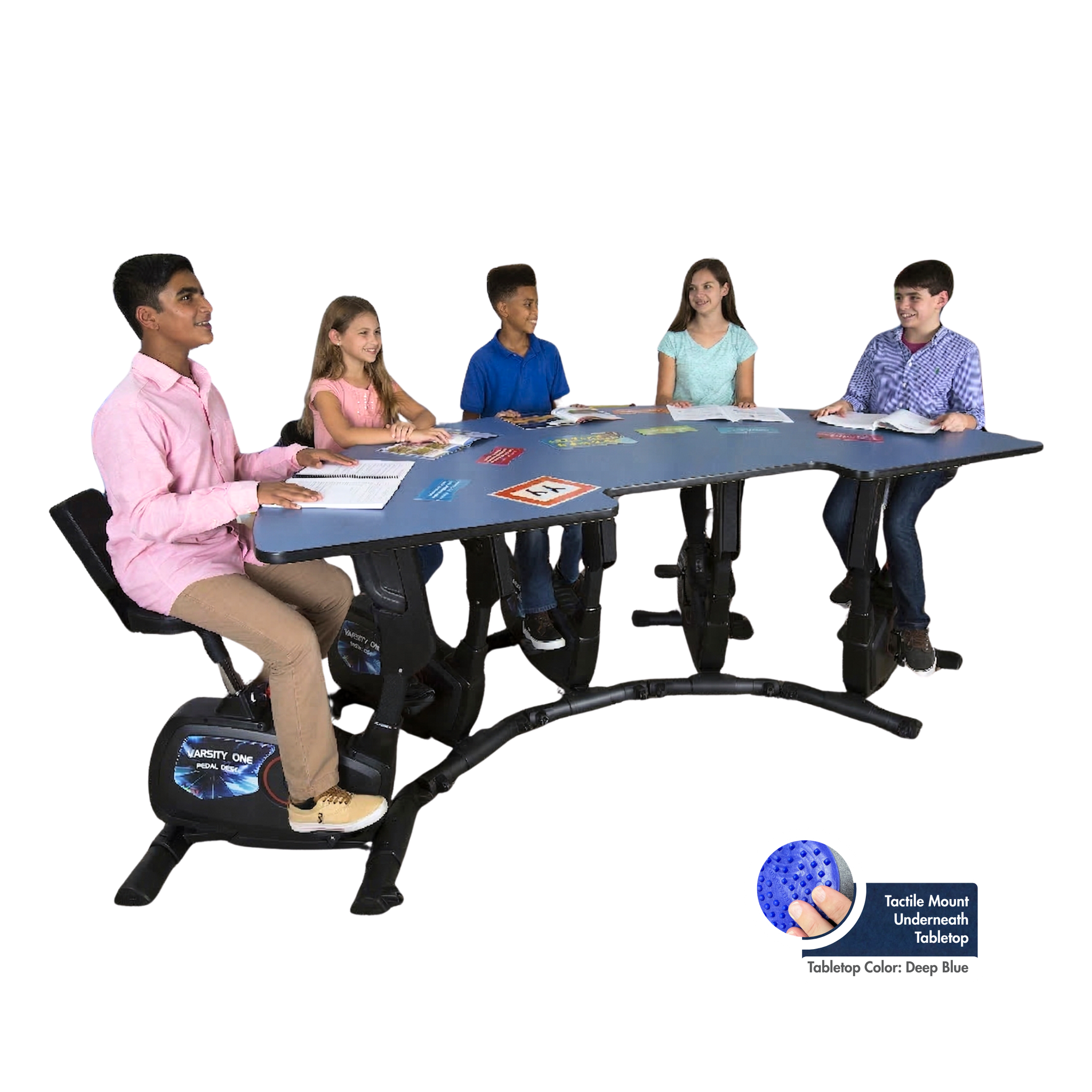 Varsity Pedal Desk - Five Student