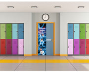 Classroom Door Graphic - Blue Neuron