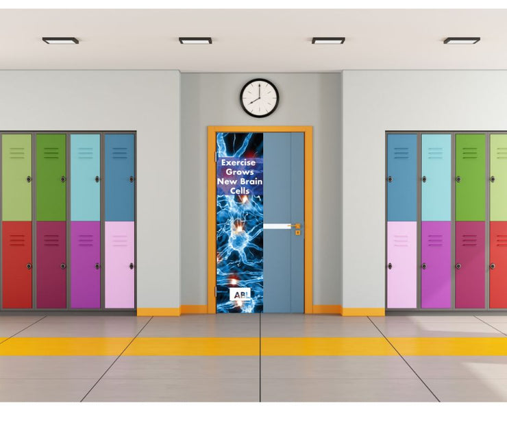 Classroom Door Graphic - Blue Neuron