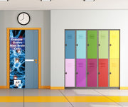 Classroom Door Graphic - Blue Neuron