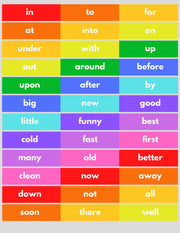 High Frequency Words Stair Stickers - Action Based Learning