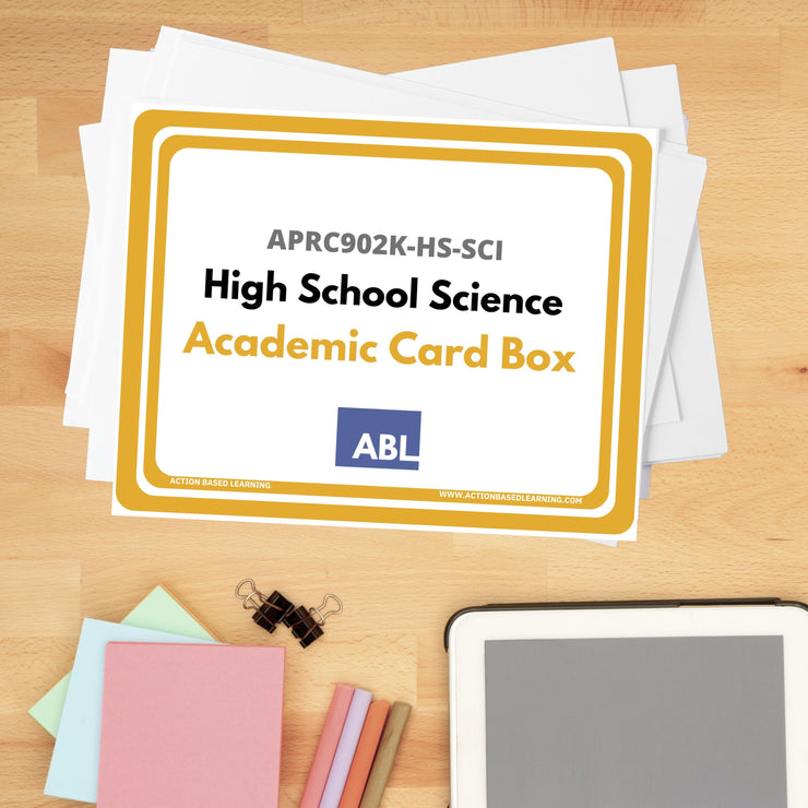 High School Academic Card Sets - Action Based Learning