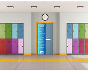 School Hallway/Classroom Door Graphic - 12 Foundations of Learning