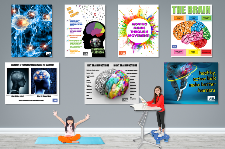 Body Brain Adventure (BBA) Graphics Package - Action Based Learning