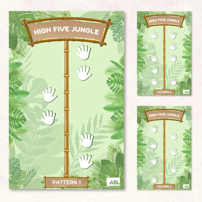 High Five Jungle Wall Mount - Action Based Learning