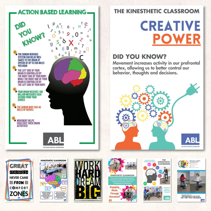 Kinesthetic Classroom Poster Set