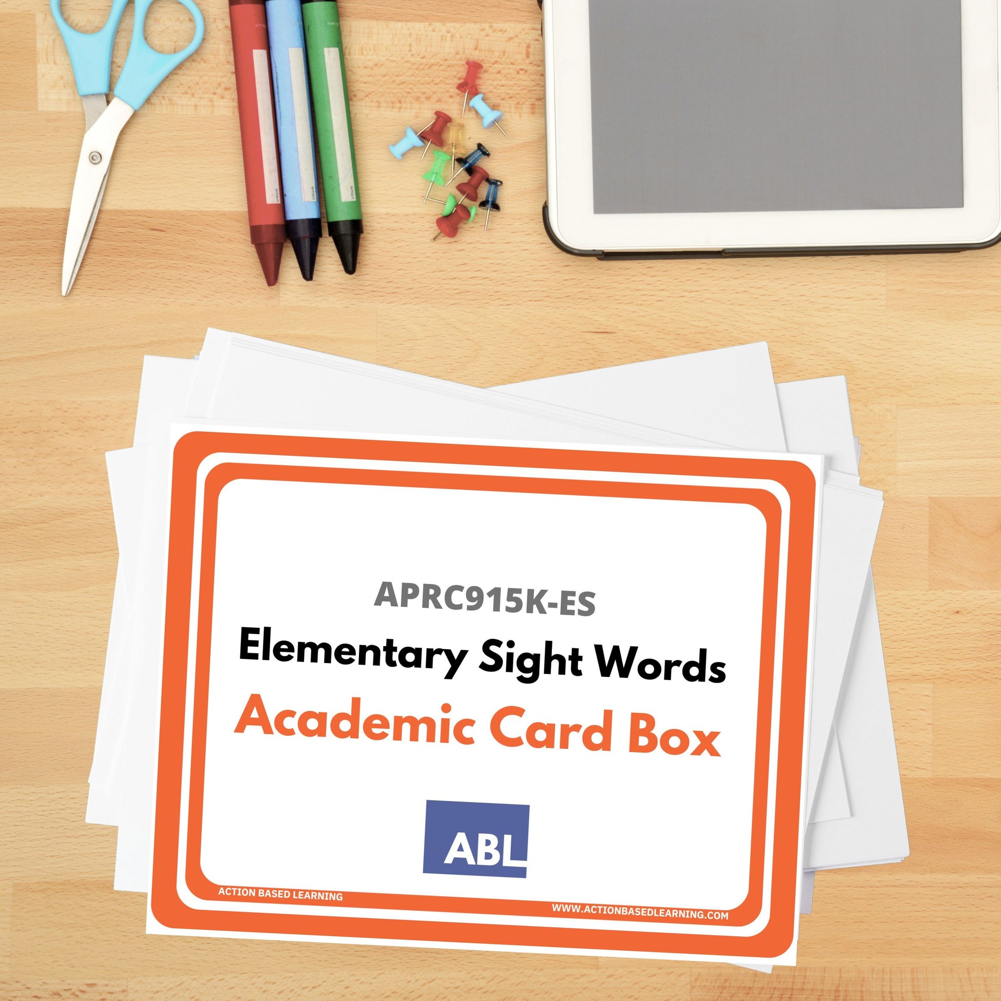 Elementary Academic Card Sets - Action Based Learning