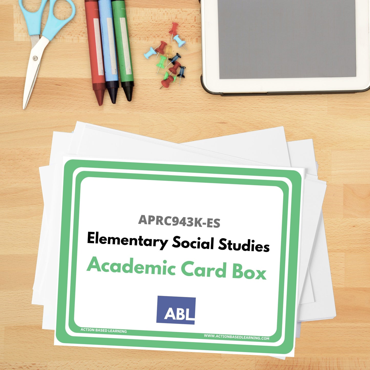 Elementary Academic Card Sets - Action Based Learning