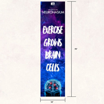 School Hallway/Classroom Door Graphic - Welcome to the Neuronasium Lab - Action Based Learning