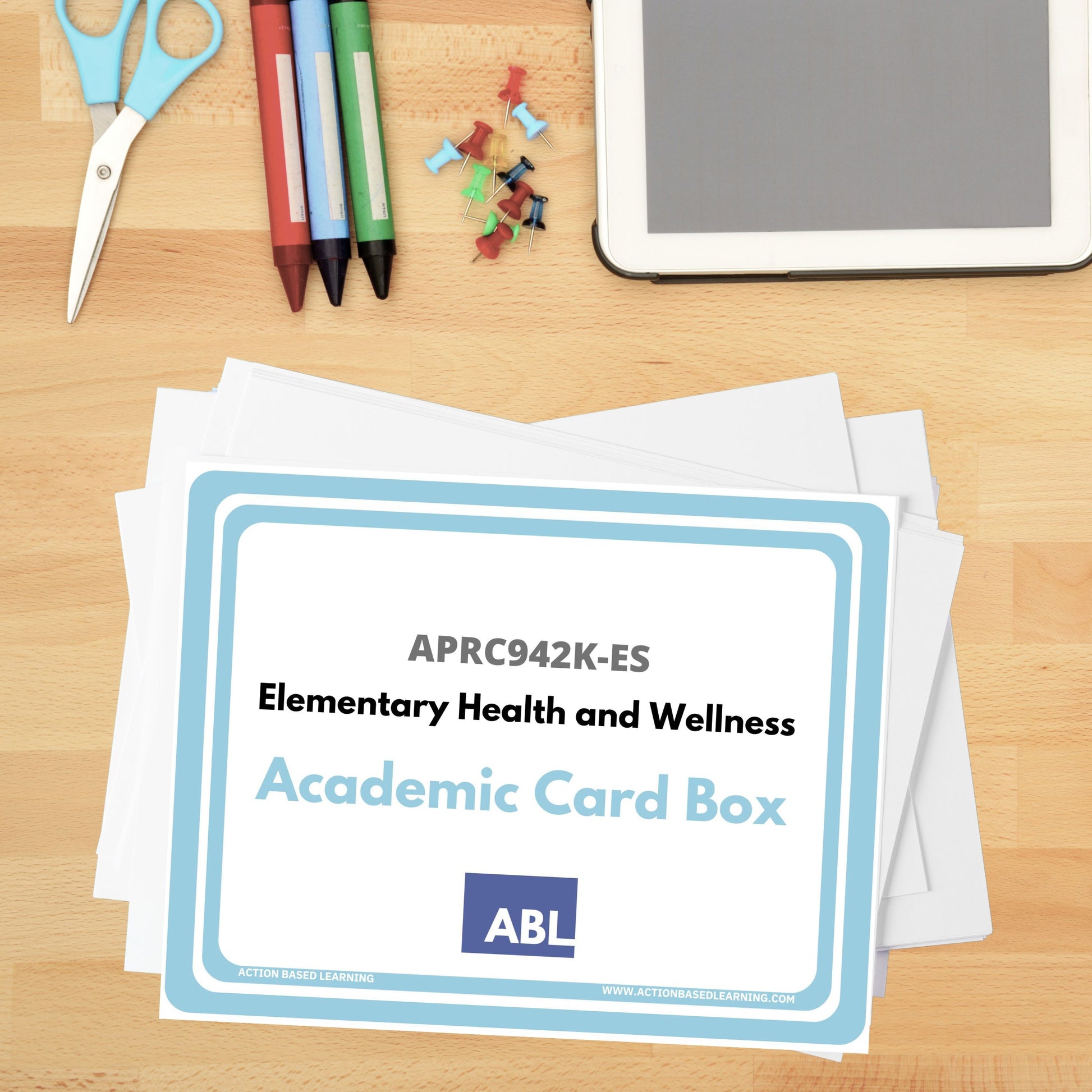 Elementary Academic Card Sets - Action Based Learning