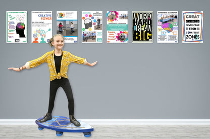 Kinesthetic Classroom Poster Set - Action Based Learning