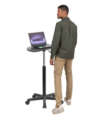 Single Sit/Stand Desk - Mobile Workstation