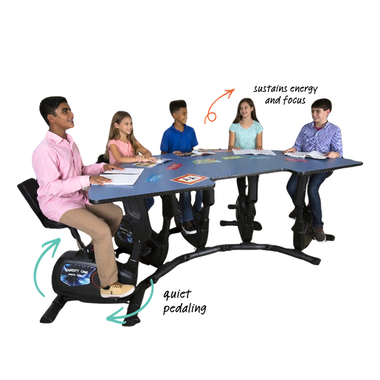 Varsity Pedal Desk - Five Student