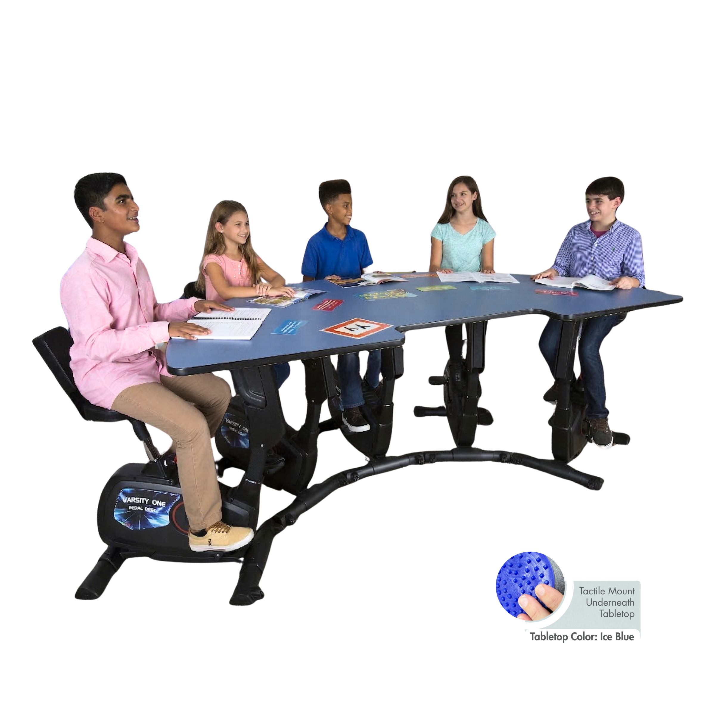 Varsity Pedal Desk - Five Student