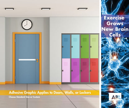 Classroom Door Graphic - Blue Neuron