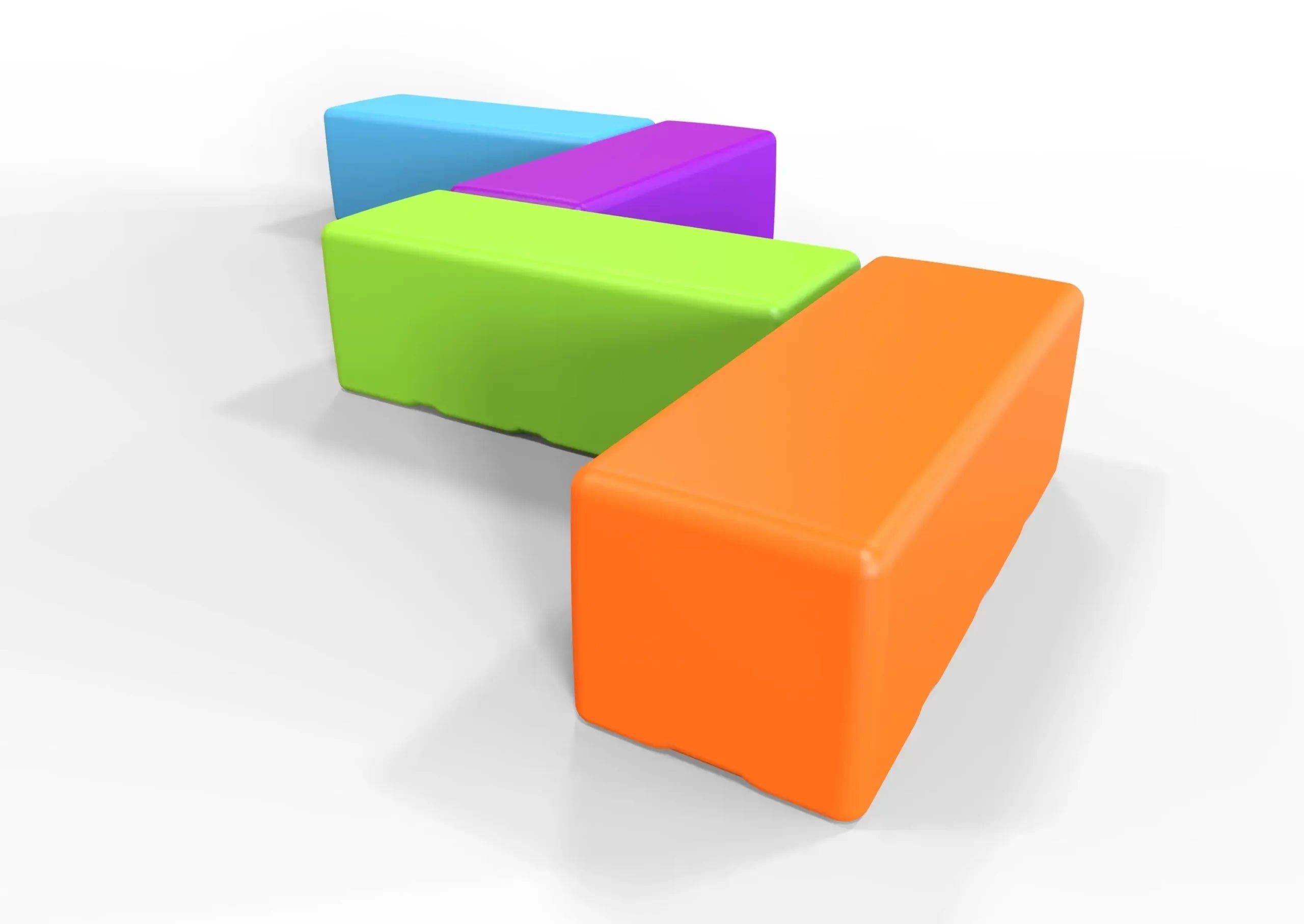 COMMON AREAS: Rectangle Collaborative Benches