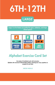 Alphabet Exercise Wall Cards
