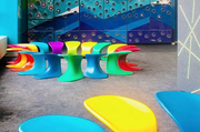 COMMON AREAS: Drift Series Collaborative Circle Chairs - Action Based Learning