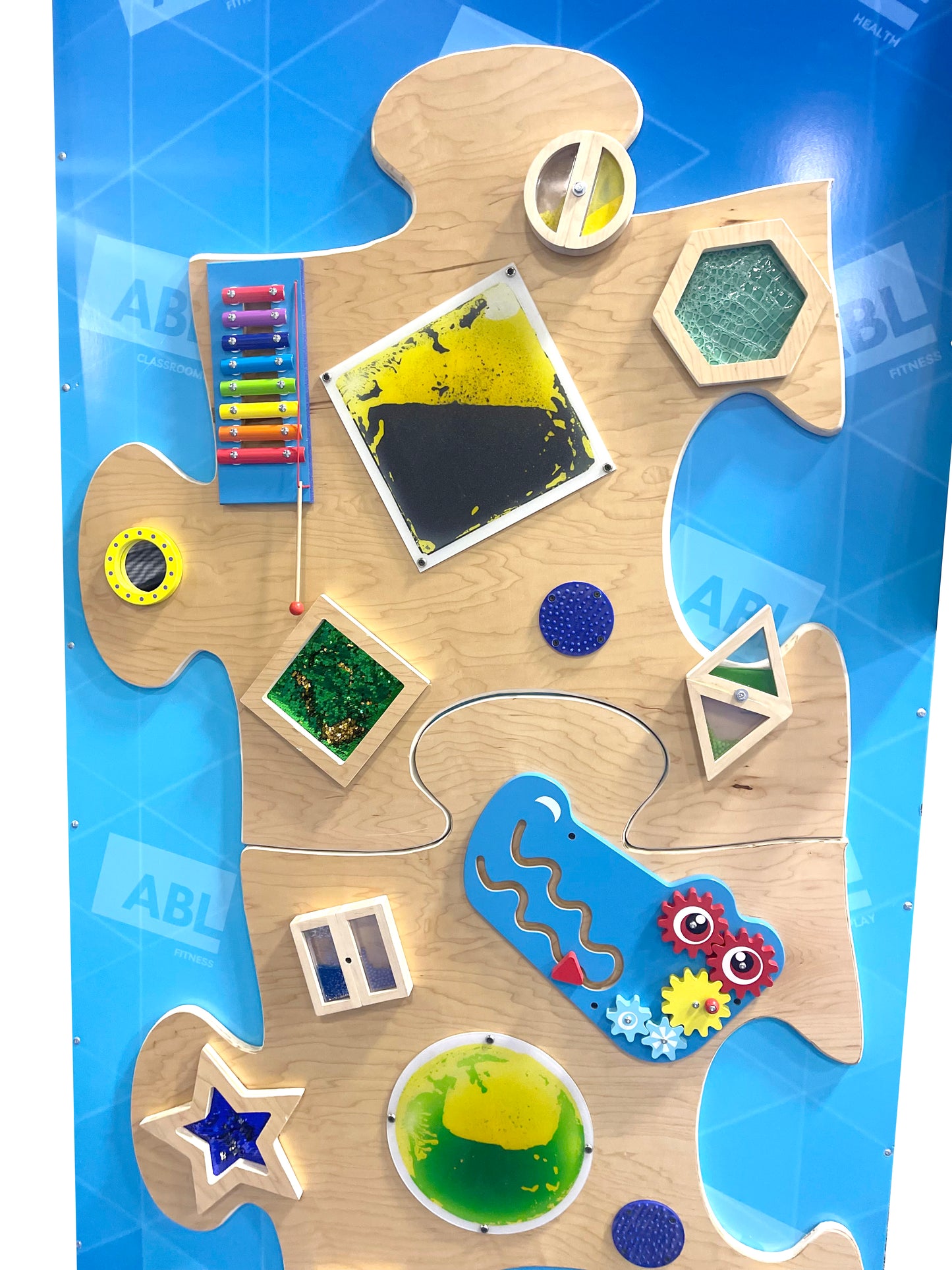 Sensory Puzzle Wall Mount - Action Based Learning