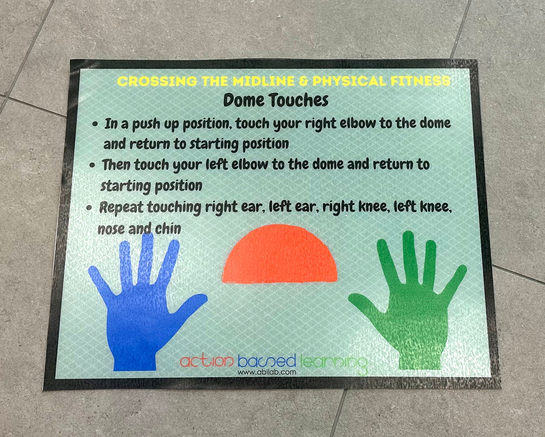 Fitness Mini Mat Set - Action Based Learning
