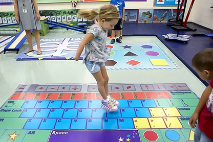 Keyboard Letter Learning Mat - Action Based Learning