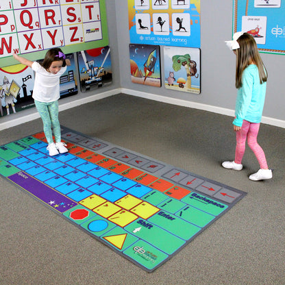 Keyboard Letter Learning Mat - Action Based Learning