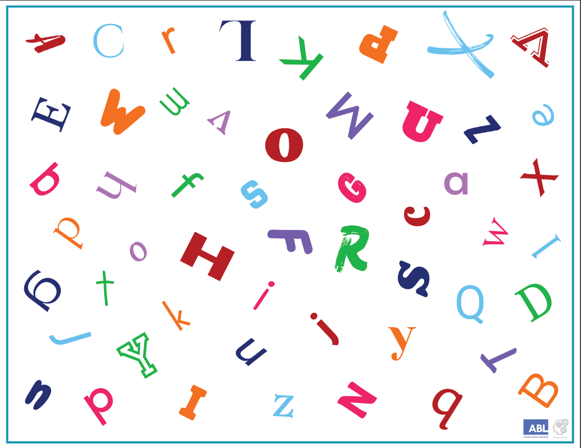 Letter Jumble Mat - Action Based Learning