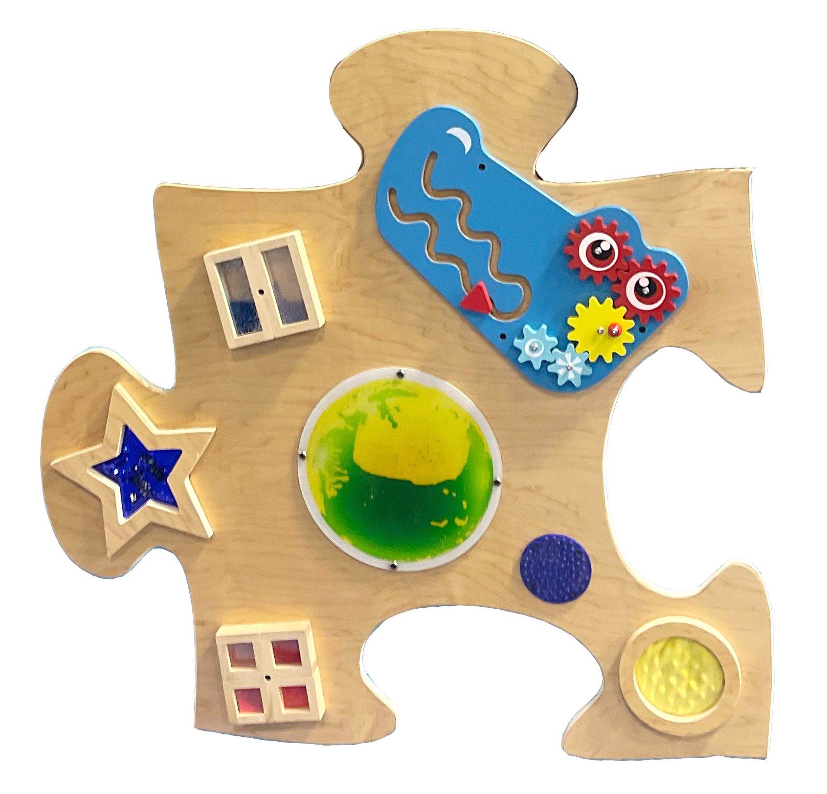 Sensory Puzzle Wall Mount - Action Based Learning