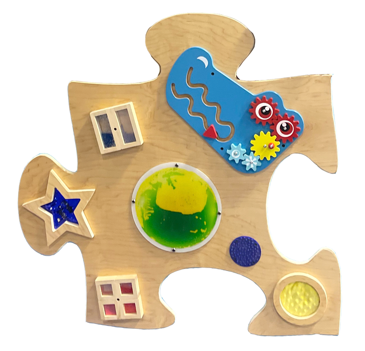 Sensory Puzzle Wall Mount - Action Based Learning