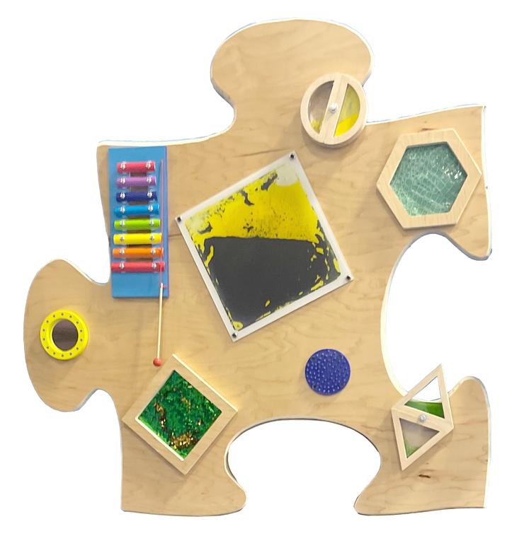 Sensory Puzzle Wall Mount - Action Based Learning