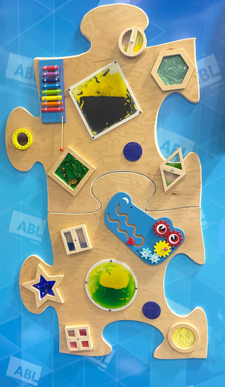 Sensory Puzzle Wall Mount - Action Based Learning