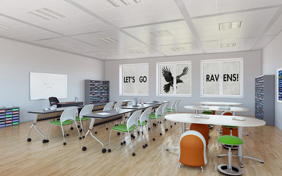 Custom Adhesive Window Graphics - Action Based Learning
