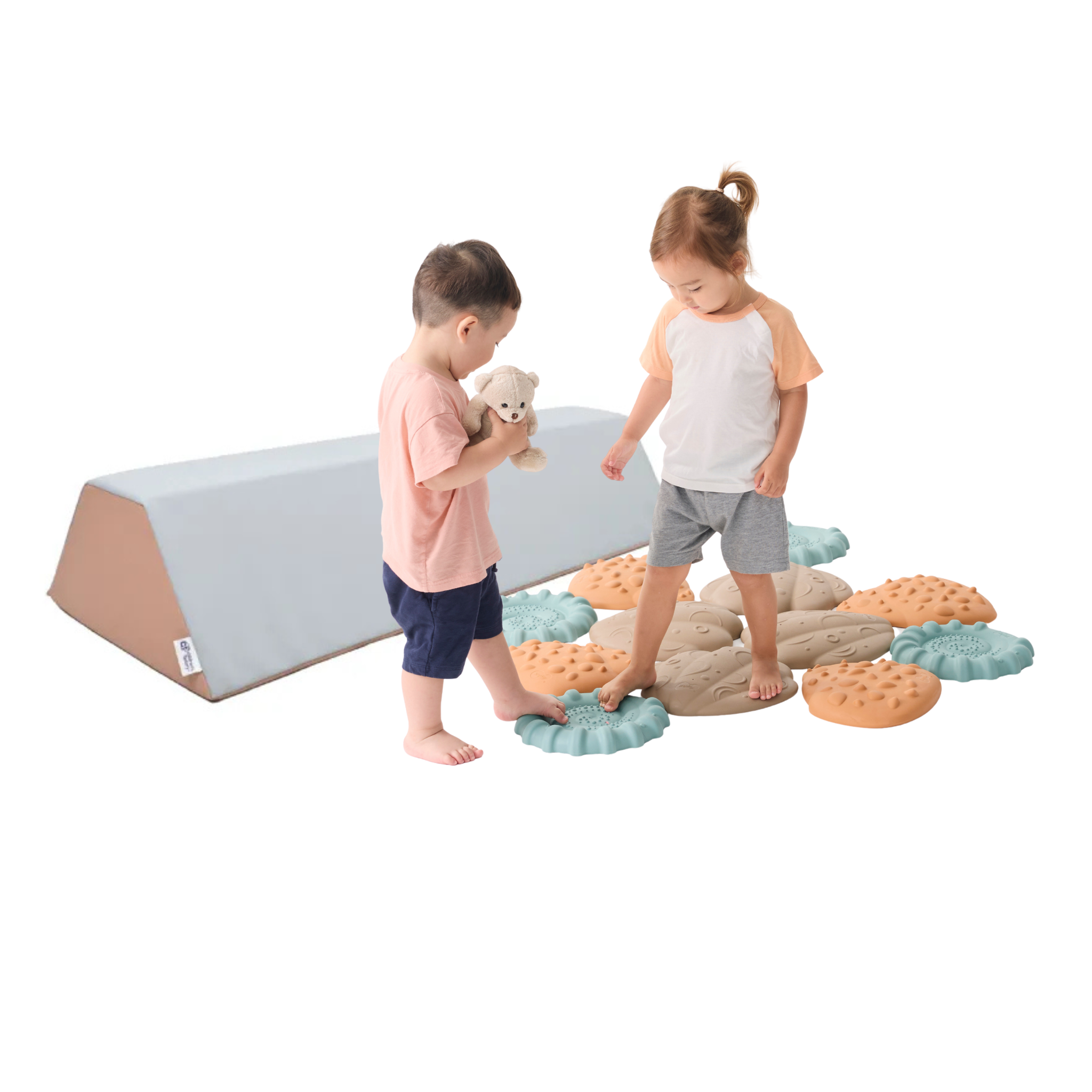 Soft Balance Beam & Steppers Set