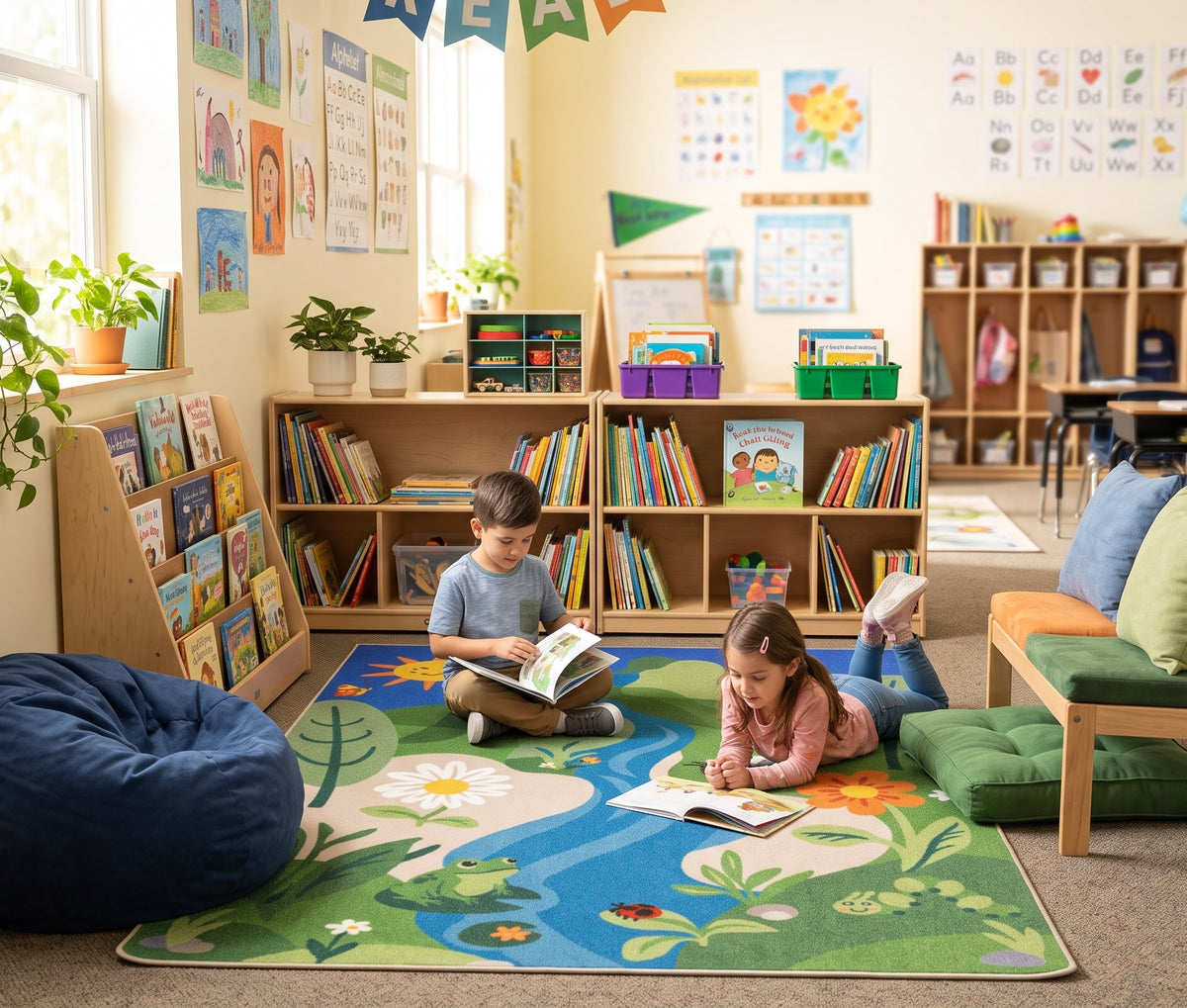Mindful Meadow Clasroom Rug
