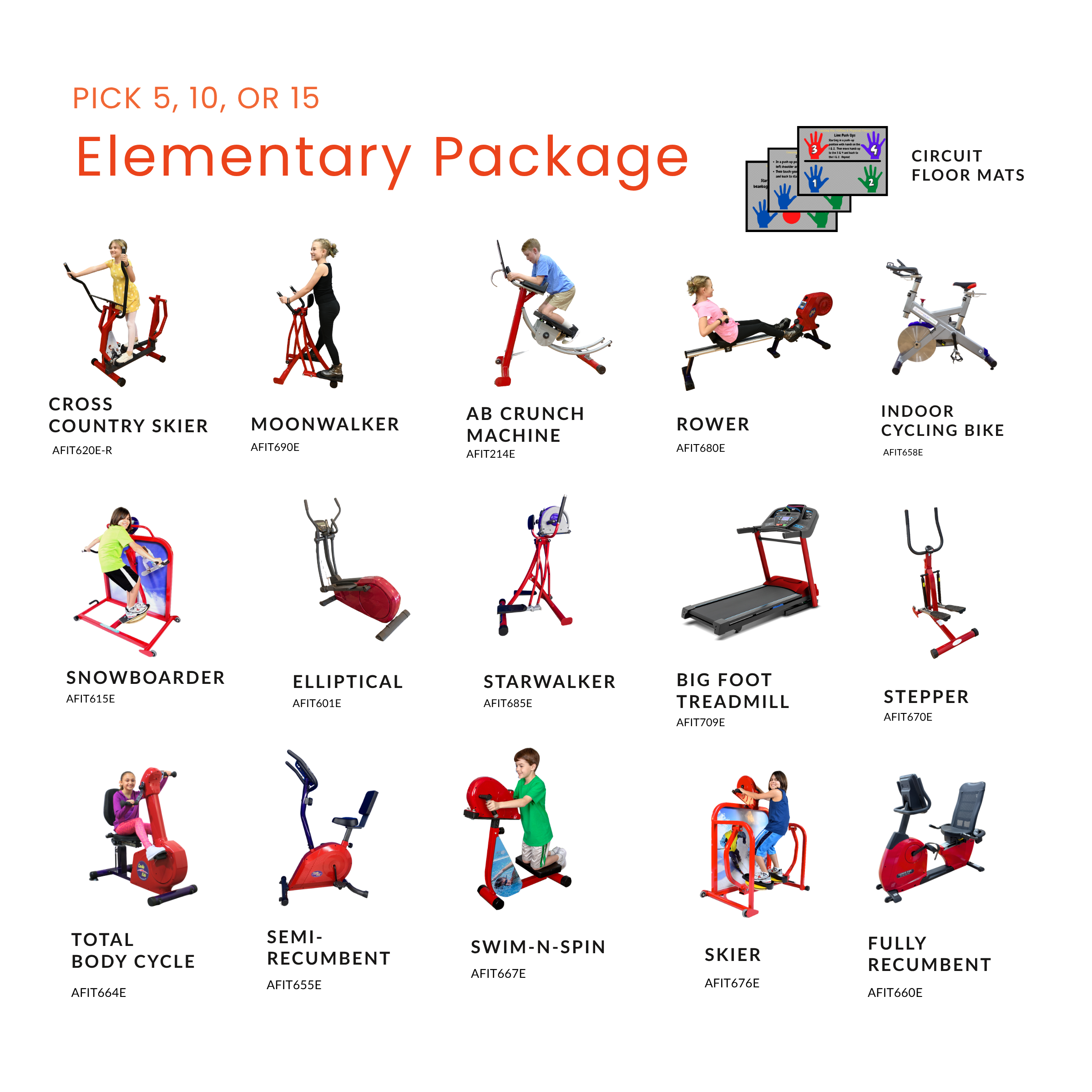 Elementary Youth Fitness Packages [2nd-6th Grade]