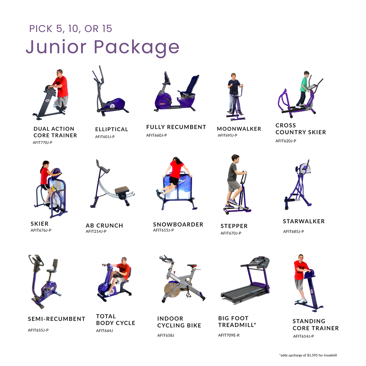 Junior Youth Fitness Packages [Middle School]