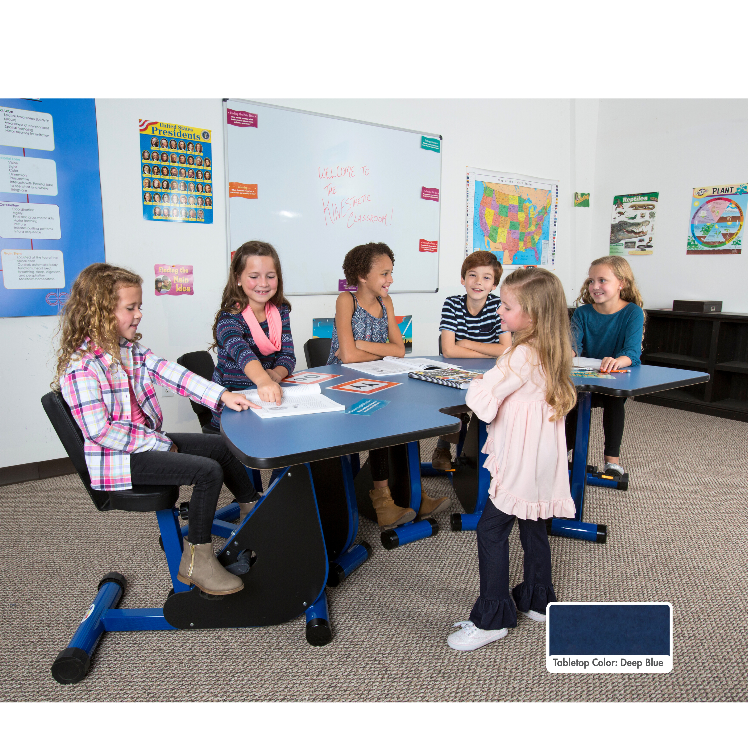 Super Small Student K1 Pedal Desks [K-2nd Grade]