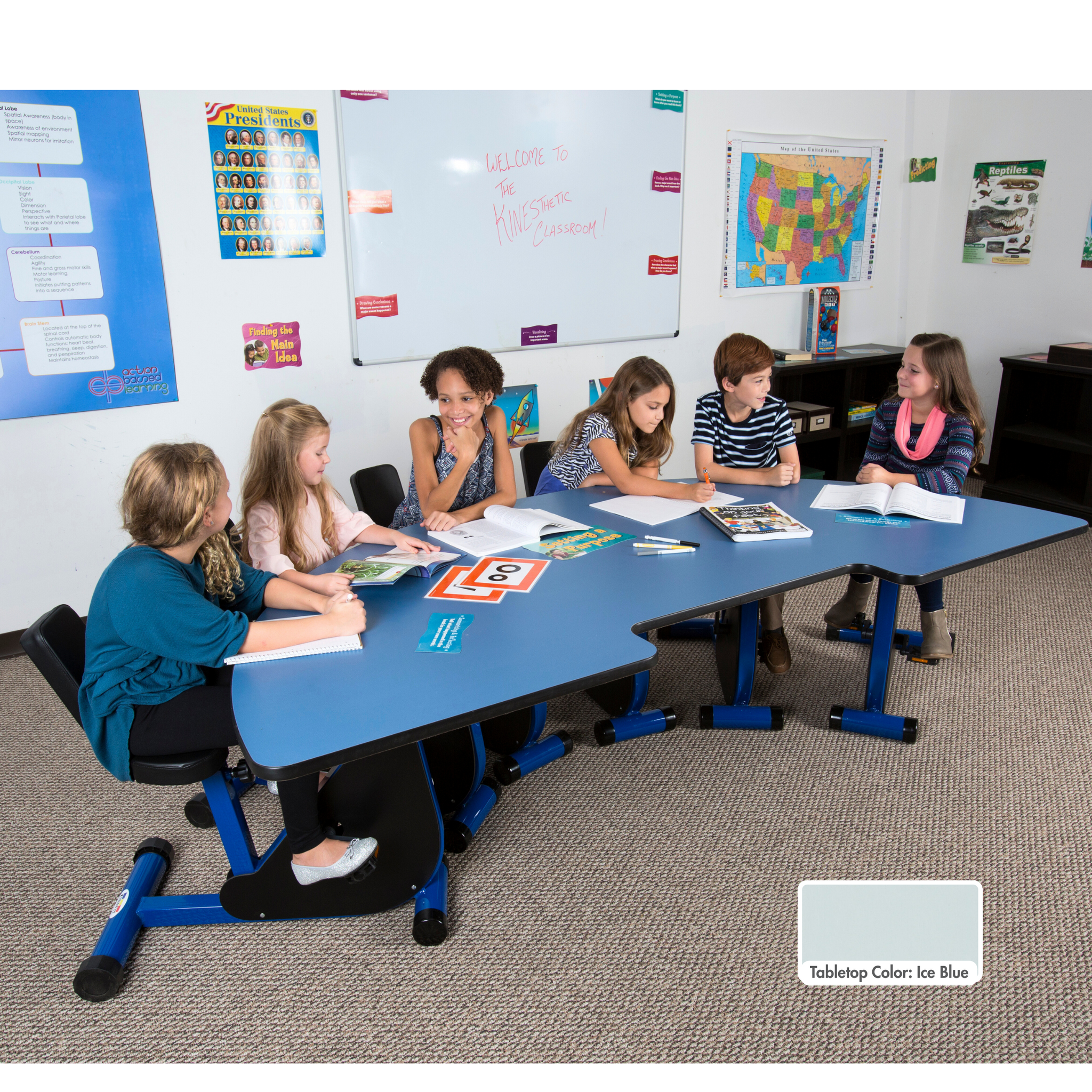 Super Small Student K1 Pedal Desks [K-2nd Grade]
