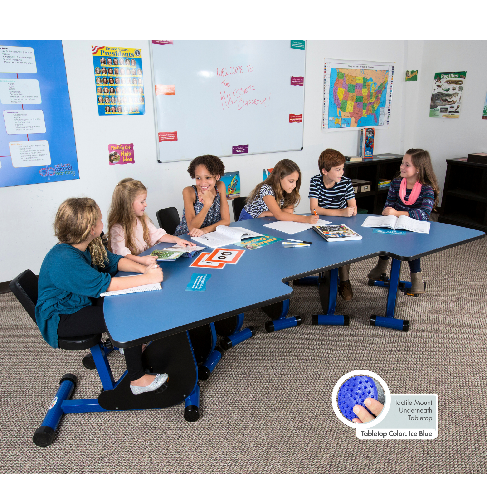Super Small Student K1 Pedal Desks [K-2nd Grade]