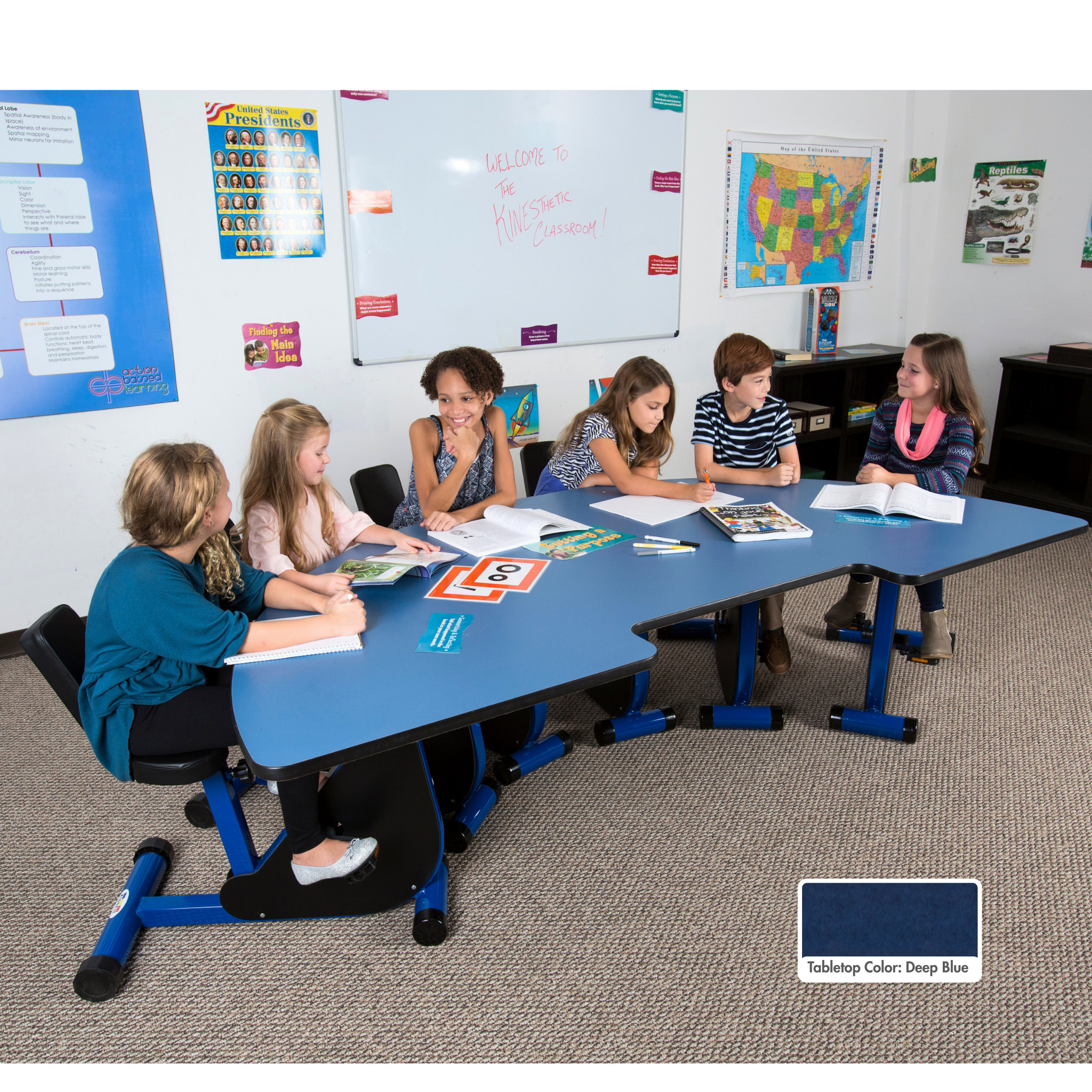 Super Small Student K1 Pedal Desks [K-2nd Grade]