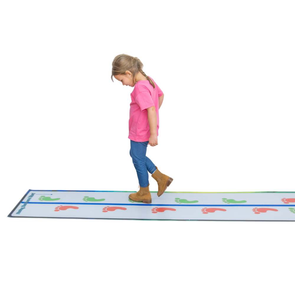 Cross the Midline Mat: Pattern Jump Strip – Action Based Learning