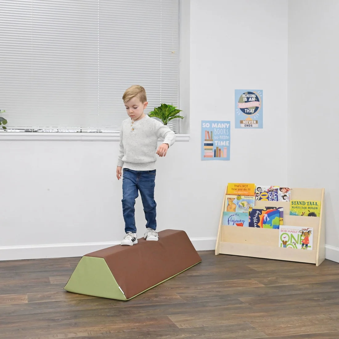 Soft Balance Beam & Steppers Set