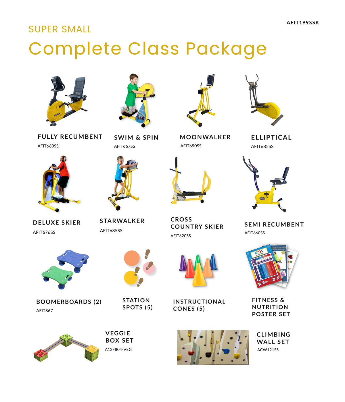 Super Small Youth Fitness Packages [Early Elementary]
