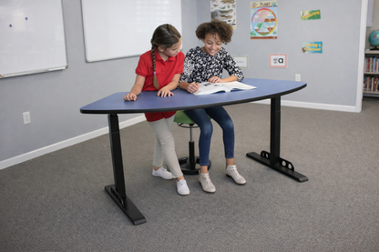 Two Person Standing Desk (Curved)