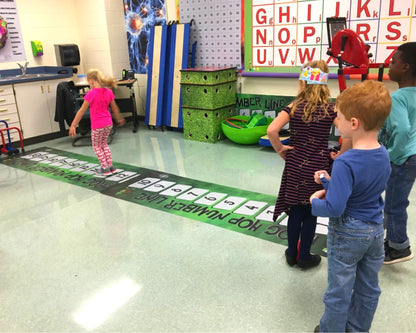 Frog Hop Number Line - Action Based Learning