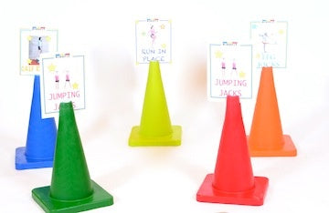 Instructional Cones Set (Set of 5) - actionbasedlearning