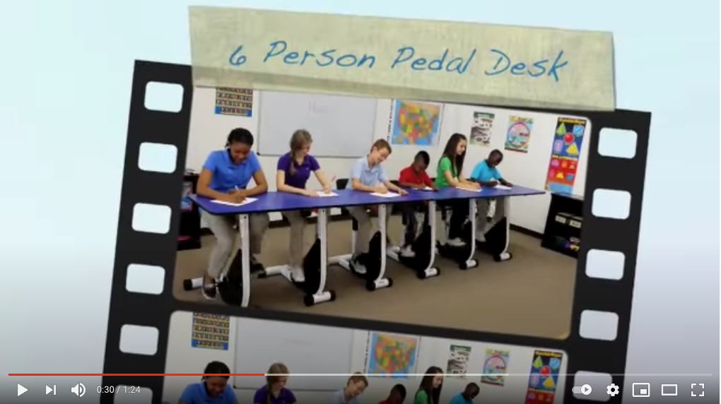 Student Pedal Desk (3-5TH) - actionbasedlearning